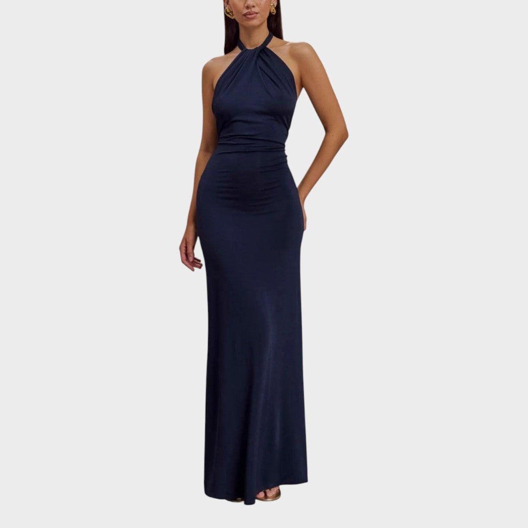 Milica ™ ｜ Slinky Halter Maxi Haljina
