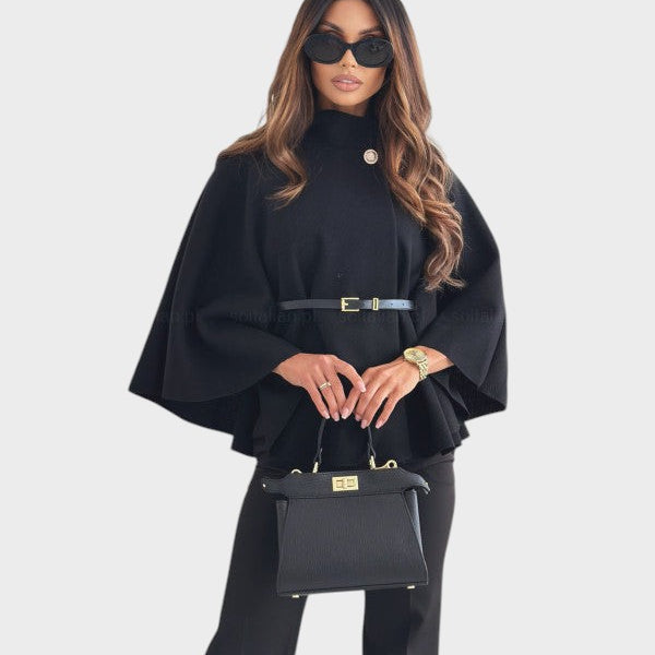 LEA ™ ｜Elegantna jakna s leptirima i remenom