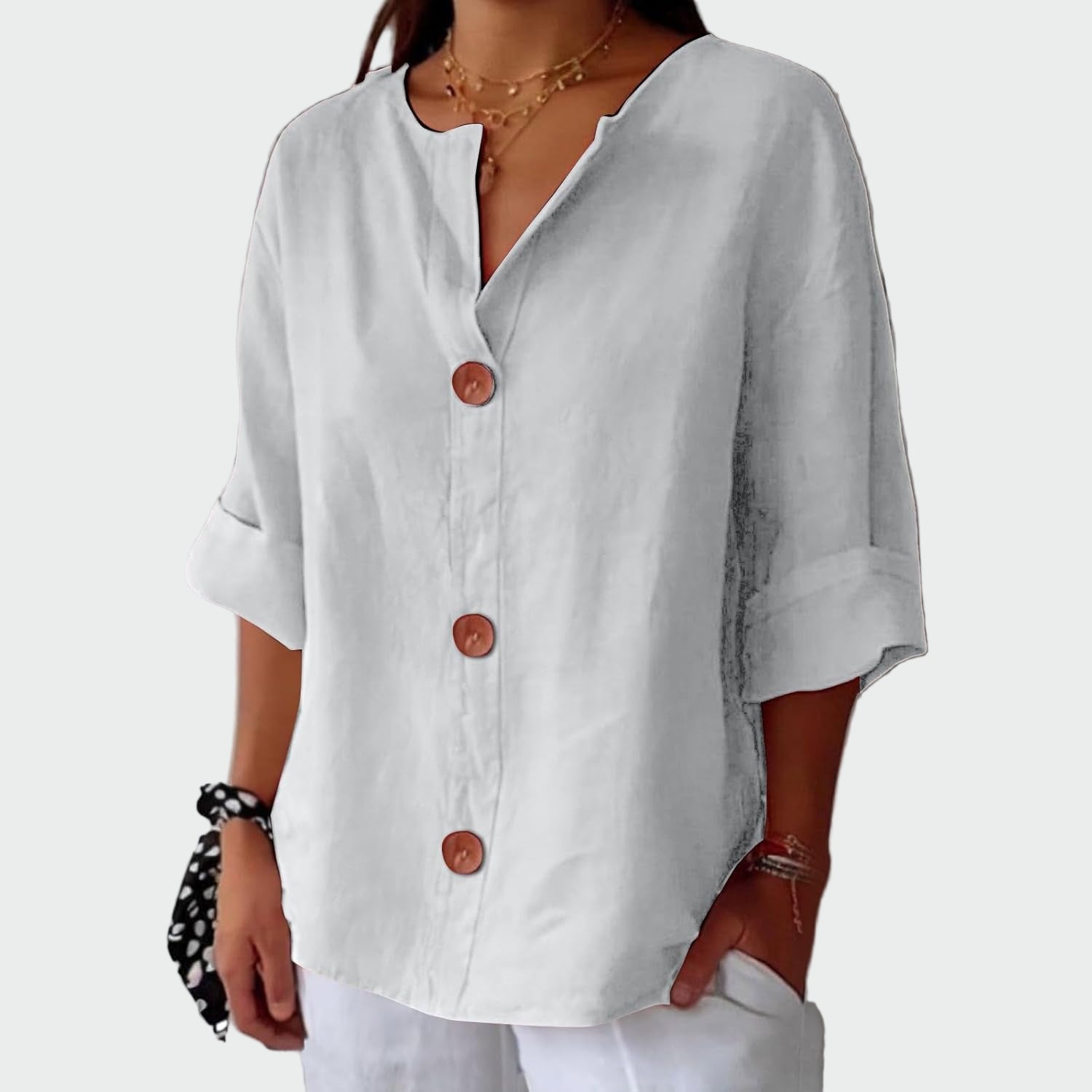 Casual bluza s teksturom