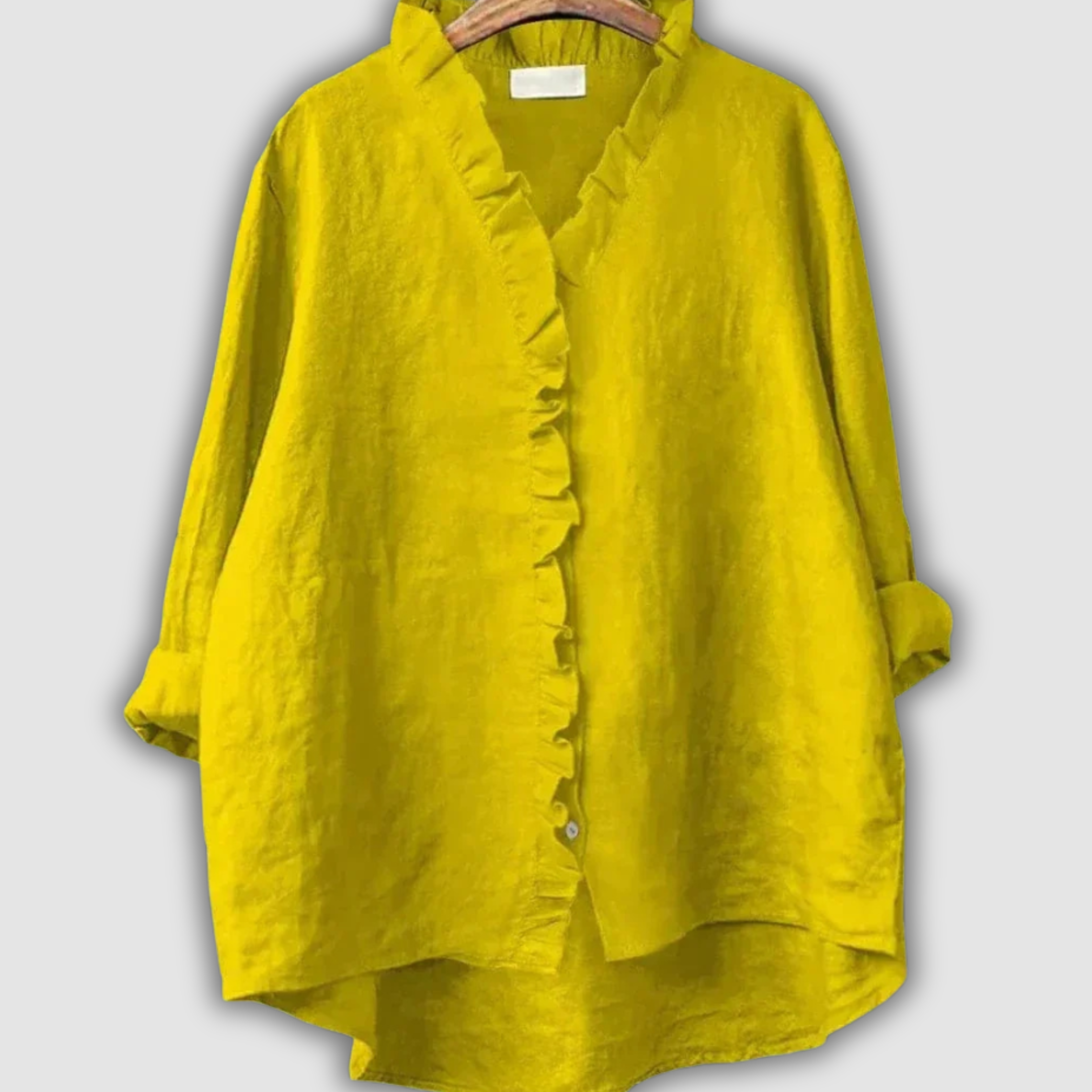 Linen Bluza Kava Smirenost