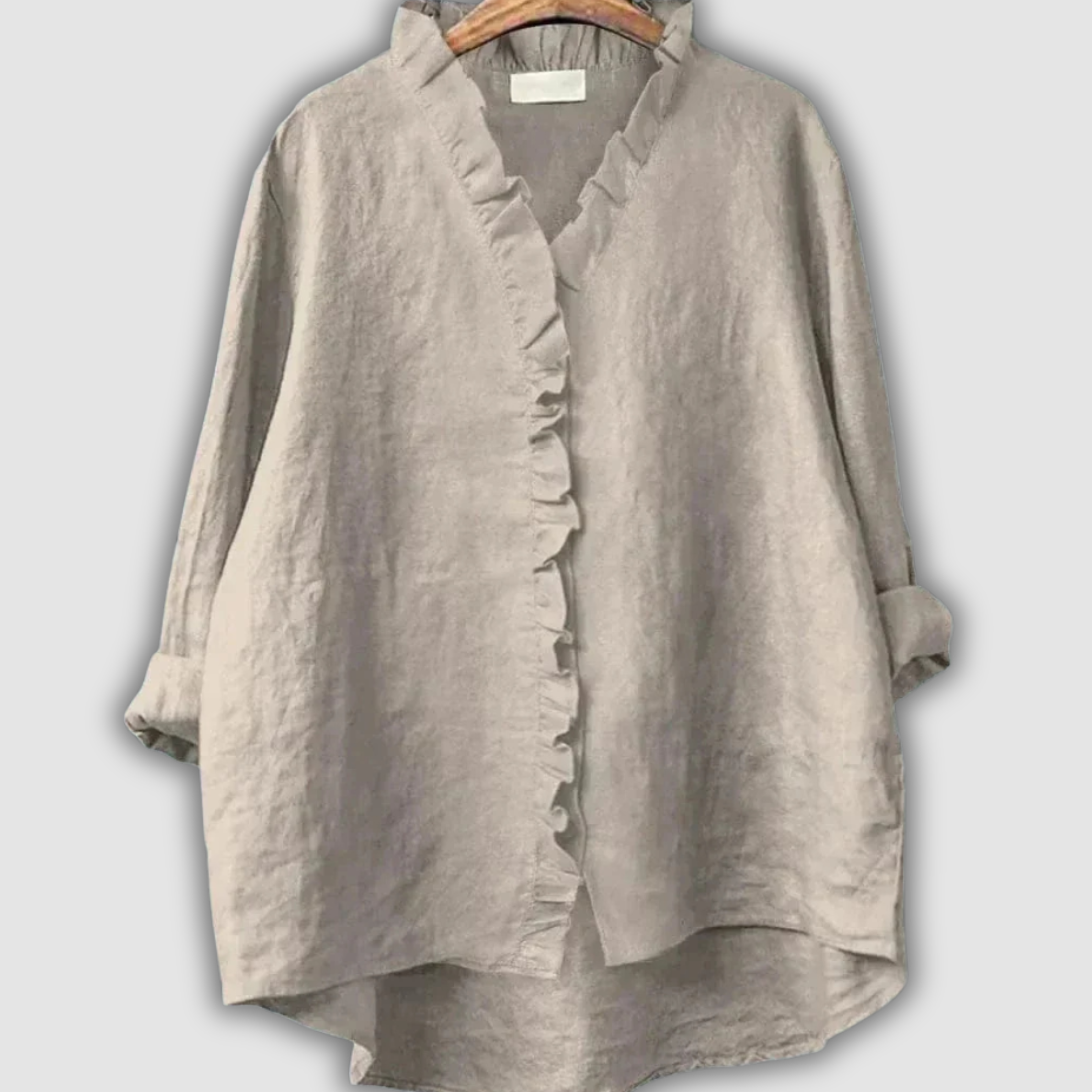 Linen Bluza Kava Smirenost