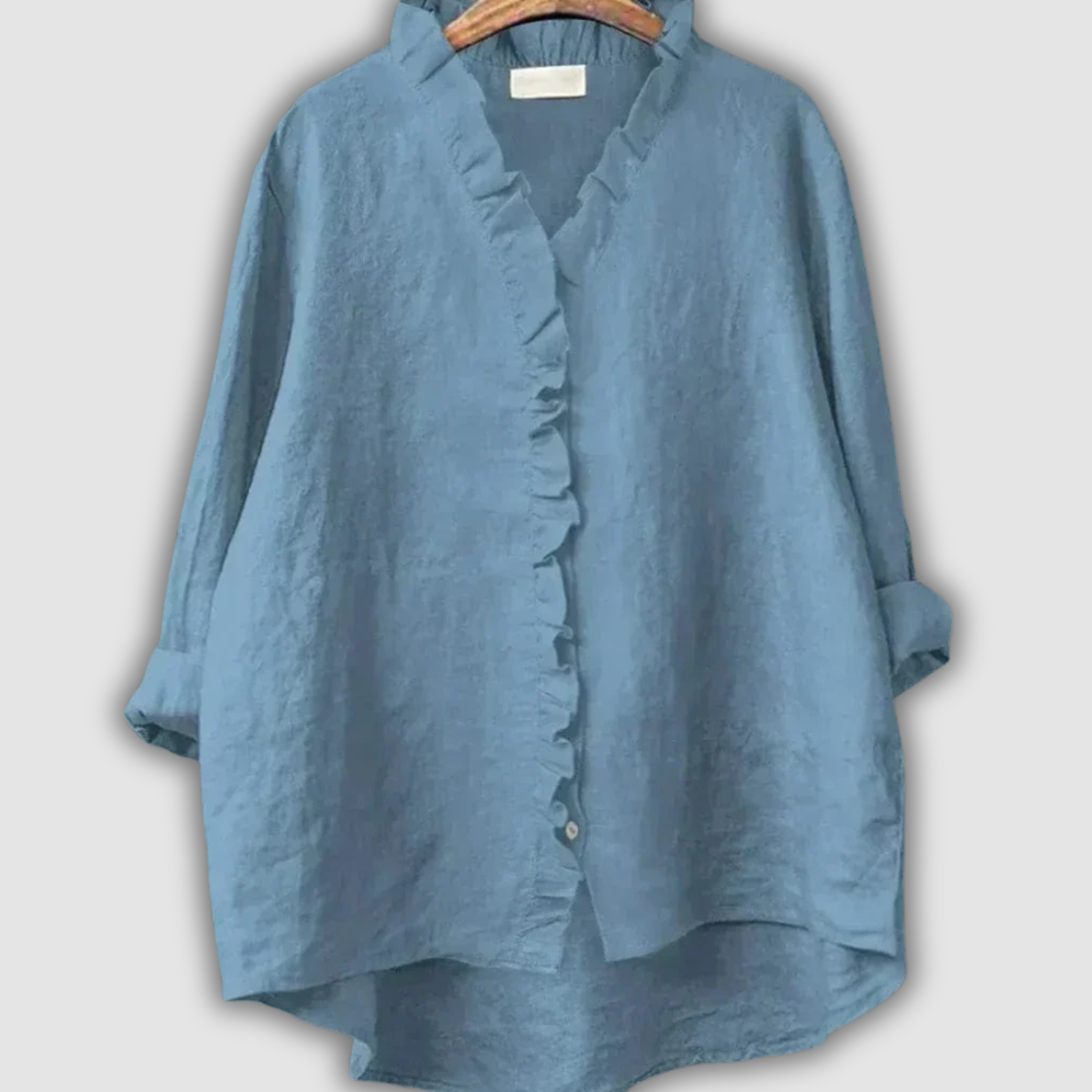 Linen Bluza Kava Smirenost