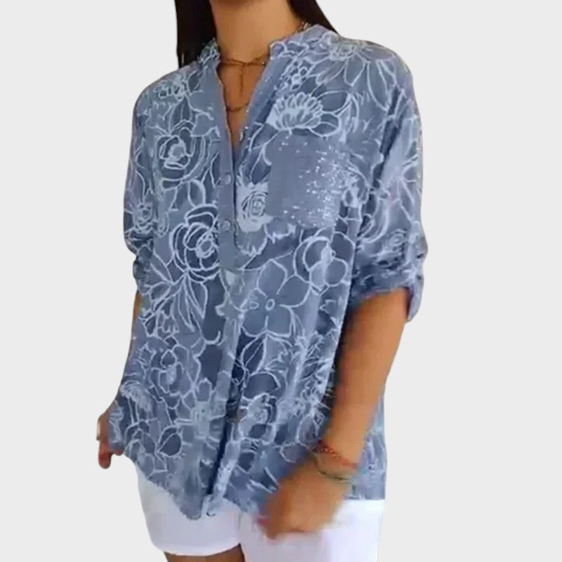 Kalina ™ ｜Bluza s cvjetnim uzorkom