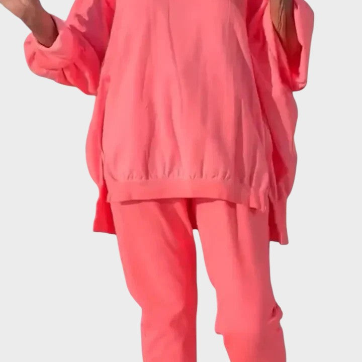 Ema™ ｜ Loungewear set s pulover gornjim dijelom i skraćenim hlačama